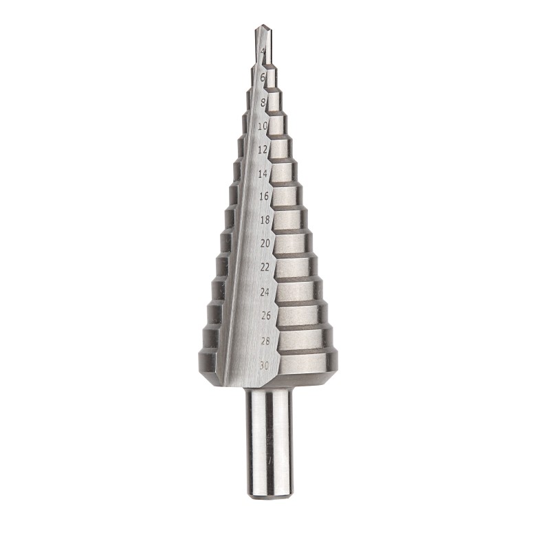 Foret étagé HSS standard goujure droite Ø 4-30 mm Foret étagé HSS standard goujure droite Ø 4-30 mm