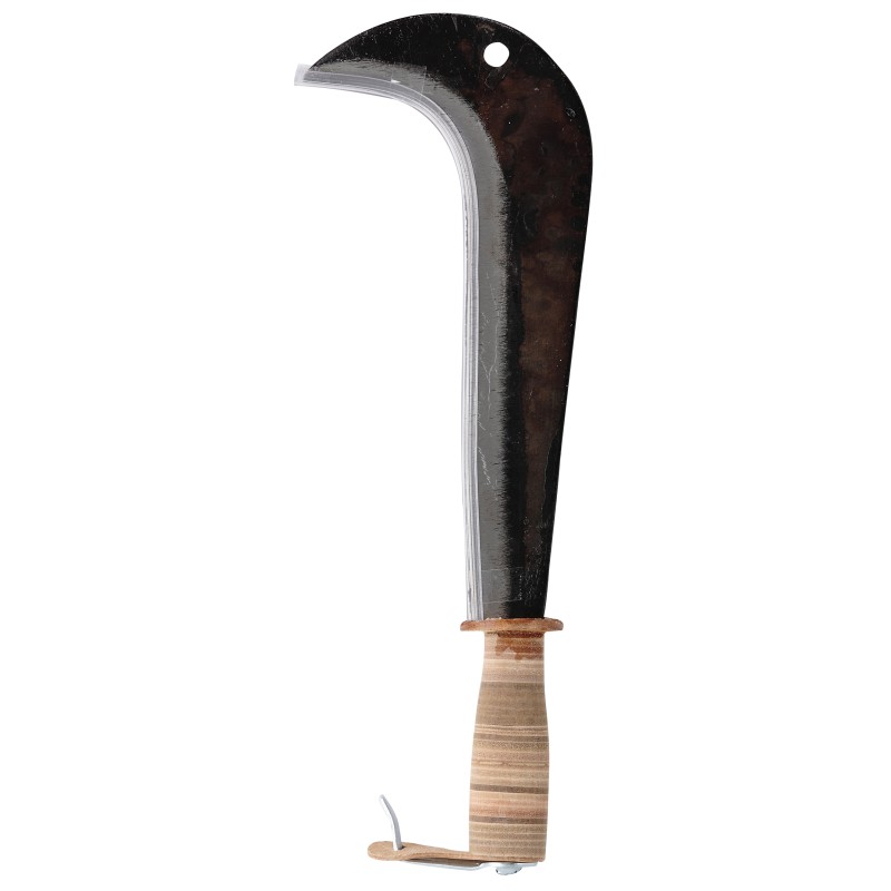 SERPE ITALIENNE 28 CM MANCHE CUIR