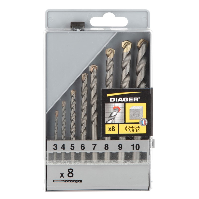 FORET A QUEUE CYLINDRIQUE FLASH (COFFRET DE 8)
