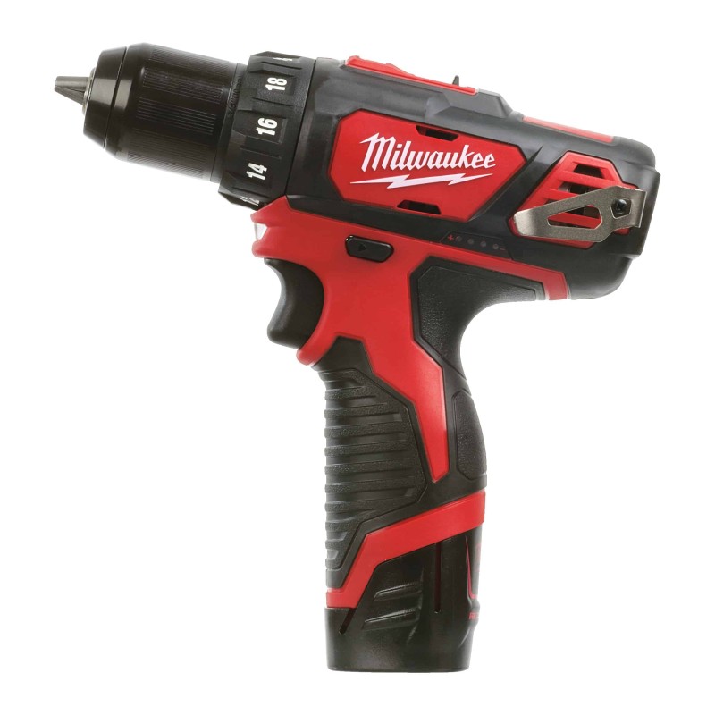 M12 BDD-202C - Perceuse-Visseuse 2 vitesses 2,0Ah, 30 Nm. Livré en Coffret, 2 Batteries 12 V - 2,0 Ah Red Li-Ion, 2 Vitesses, Ma