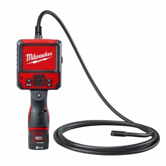 M12 IC AV3-9-201C - Caméra Audio-Vidéo Digitale 12V, 2,0Ah. Livré en Coffret, 1 Batterie 12 V - 2,0 Ah Red Li-Ion, Chargeur C12C