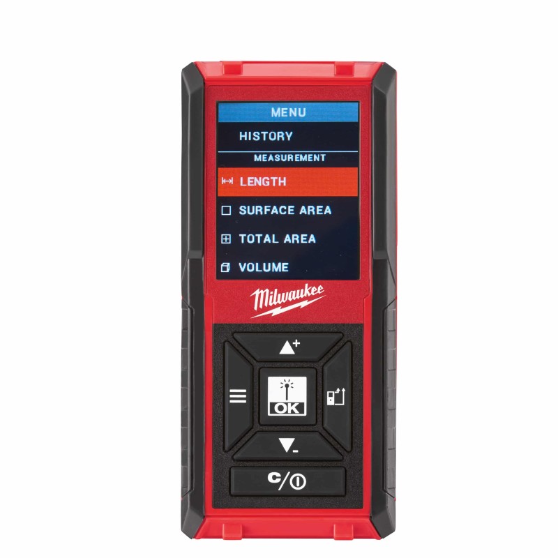 LDM 45 - Télémètre Laser. Livré en Blister, Pile, pochette ceinture, dragonne