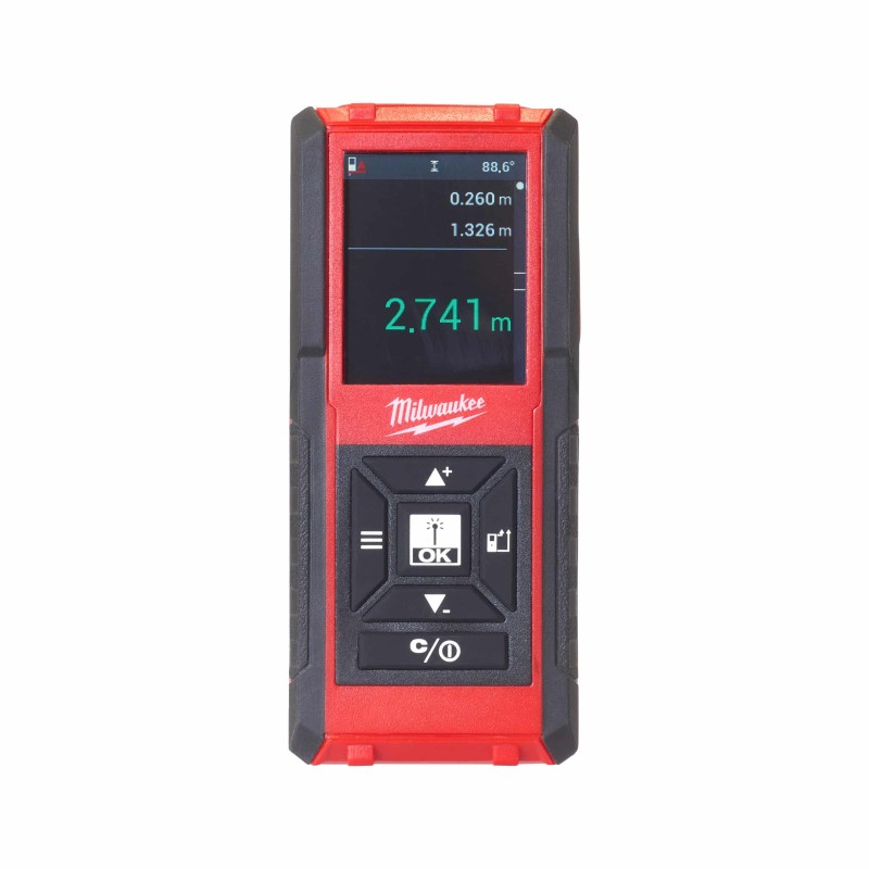 LDM 100 - Télémètre Laser. Livré en Blister, Pile, pochette ceinture, dragonne