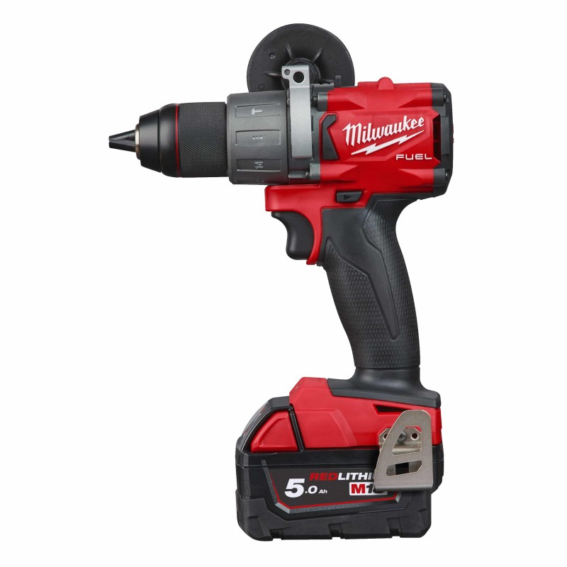 M18 FPD2-502X - Perceuse Percussion FUEL 3GEN, 18V, 5,0Ah, 135 Nm. Livré en HD Box, 2 Batteries 18V 5,0Ah Red Li-Ion, chargeur M