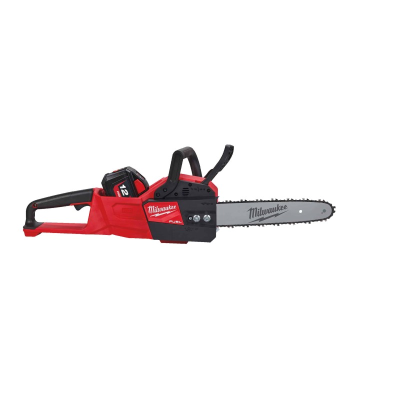 M18 FCHS-121 - Tronçonneuse 18V / 12,0Ah - Guide 30 cm . Livré en 1 batterie 12,0 Ah Red Li-Ion, Chargeur M12 FC