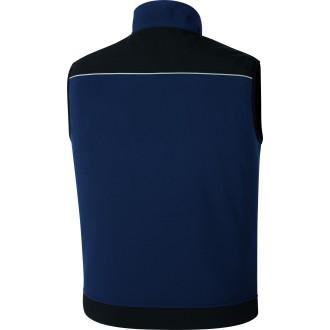 GILET SOFTSHELL HOLEN BLEU MARINE/NOIR