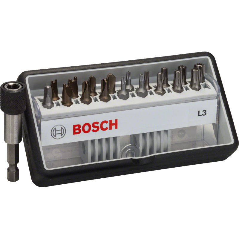 COFFRET DE 18+1 EMBOUTS DE VISSAGE ROBUST LINE L SECURITY TORX