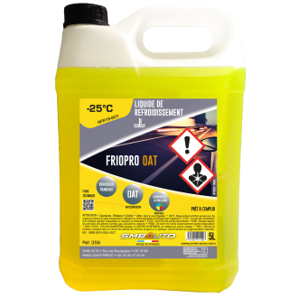 LIQUIDE DE REFROIDISSEMENT -25°C FRIOPRO OAT SMB 5L