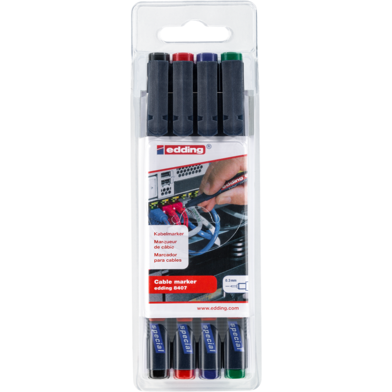 MARQUEUR CABLE 8407 (SET DE 4 ASSORTIS)
