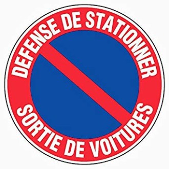 DISQUE DE SIGNALISATION