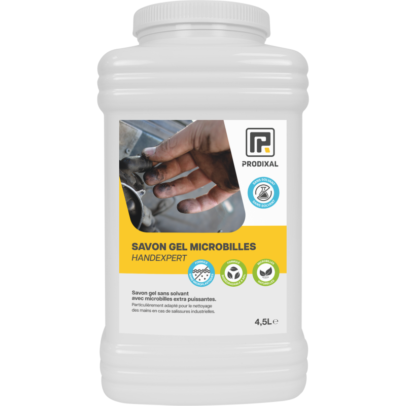 SAVON GEL MICROBILLES 'HANDEXPERT' (BIDON DE 4,5L NET)