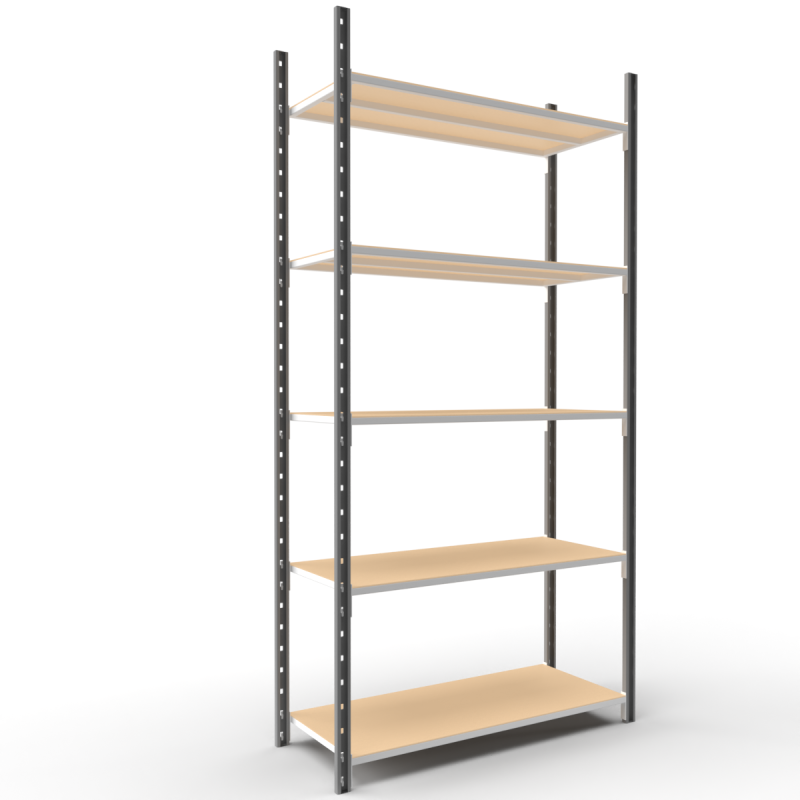 RAYONNAGE TUBULAIRE FLIP 5 NIVEAUX + 12 BACS A BECS EUROPEAN
