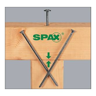 VIS DE CHARPENTE TORX TETE DISQUE WIROX