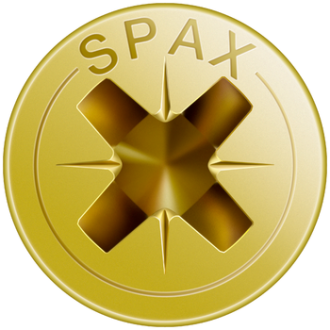 VIS SPAX EMPREINTE POZIDRIV TETE FRAISEE YELLOX