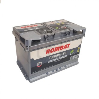 Batterie voiture Rombat Tundra TEFB370 EFB 12V 70Ah 750A compatible Start & Stop