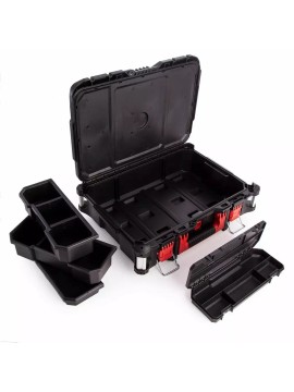Coffret PACKOUT™ Milwaukee 4932464080 ouvert avec accessoires
