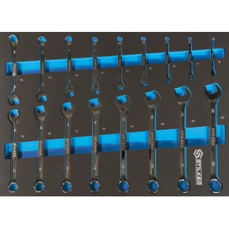 Servante d'atelier 7 tiroirs composée de 147 outils - modules mousse | Stilker