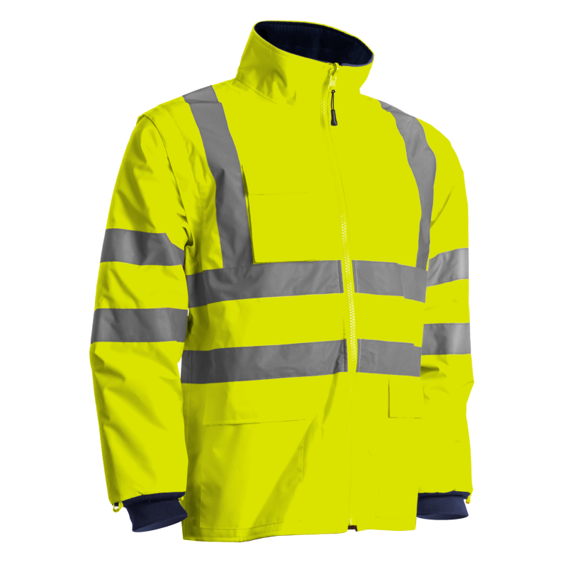 PARKA MULTICOUCHES KANATA 4/1 JAUNE/MARINE PARKA MULTICOUCHES KANATA 4/1 JAUNE/MARINE