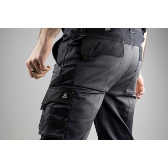 PANTALON DE TRAVAIL VULCAIN GRIS SOMBRE/ NOIR T38