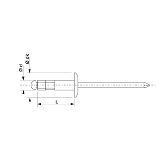RIVET AVEUGLE MULTI SERR  TRS