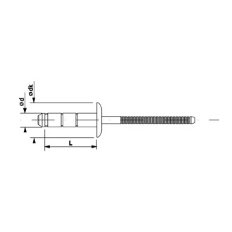RIVET AVEUGLE MULTI SERR INOX A2 TRS