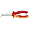 PINCE A BEC DEMI-ROND COUDE 160 MM ISOLEE 1000V | KNIPEX