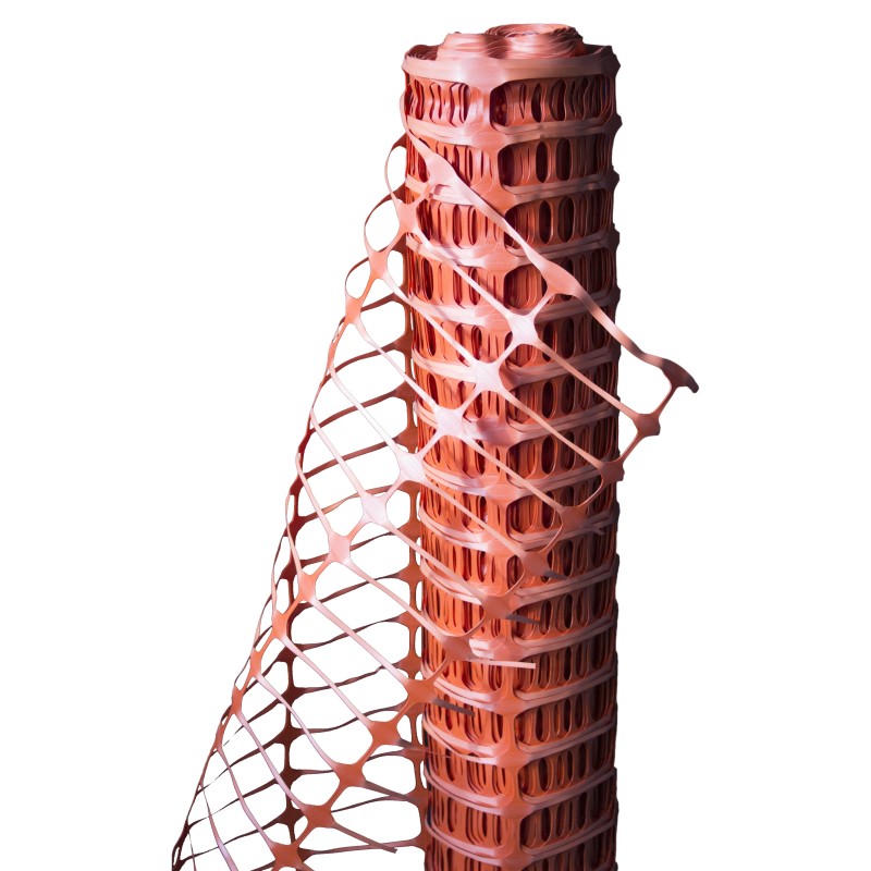 BARRIERE DE CHANTIER ORANGE 1M X 50M | SACHERIE DE PANTIN