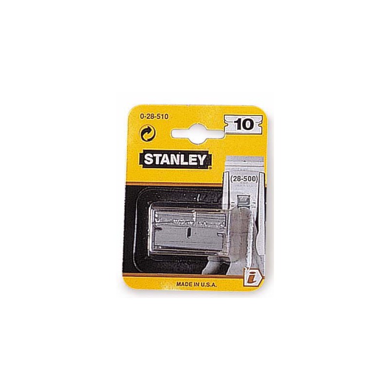 LAME DE GRATTE-VITRE METAL - ETUI 10 LAMES | STANLEY BLACK & DECKER DIV CONSTRUCTION