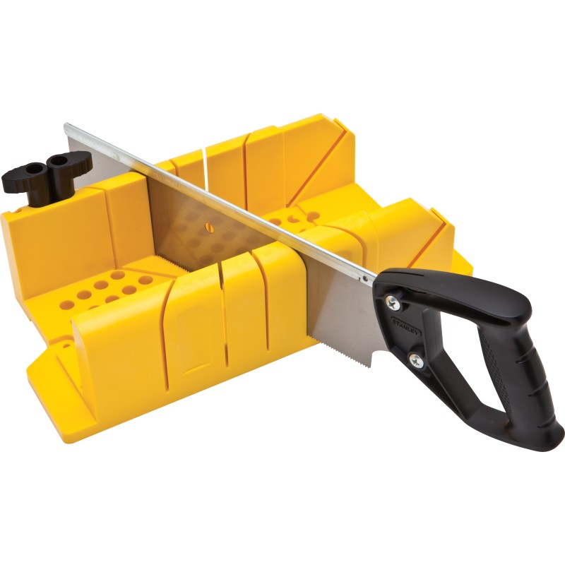BOITE A COUPE ABS + SCIE A DOS + CHEVILLES | STANLEY BLACK & DECKER DIV CONSTRUCTION BOITE A COUPE ABS + SCIE A DOS + CHEVILLES | STANLEY BLACK & DECKER DIV CONSTRUCTION