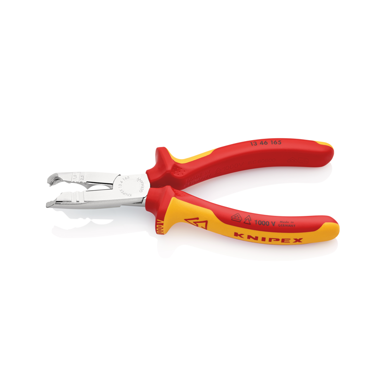 PINCE A DENUDER ET DEGAINER 165MM ISOLEE 1000V | KNIPEX