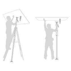 PRESSE ETAI EXTENSIBLE 1550 - 2900 AVEC LANCEUR ETAITOP ARM+3