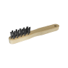 BROSSE BOUGIE MANCHE BOIS LG.200 MM 3 RANGS ACIER DROIT 0,20 MM | OSBORN