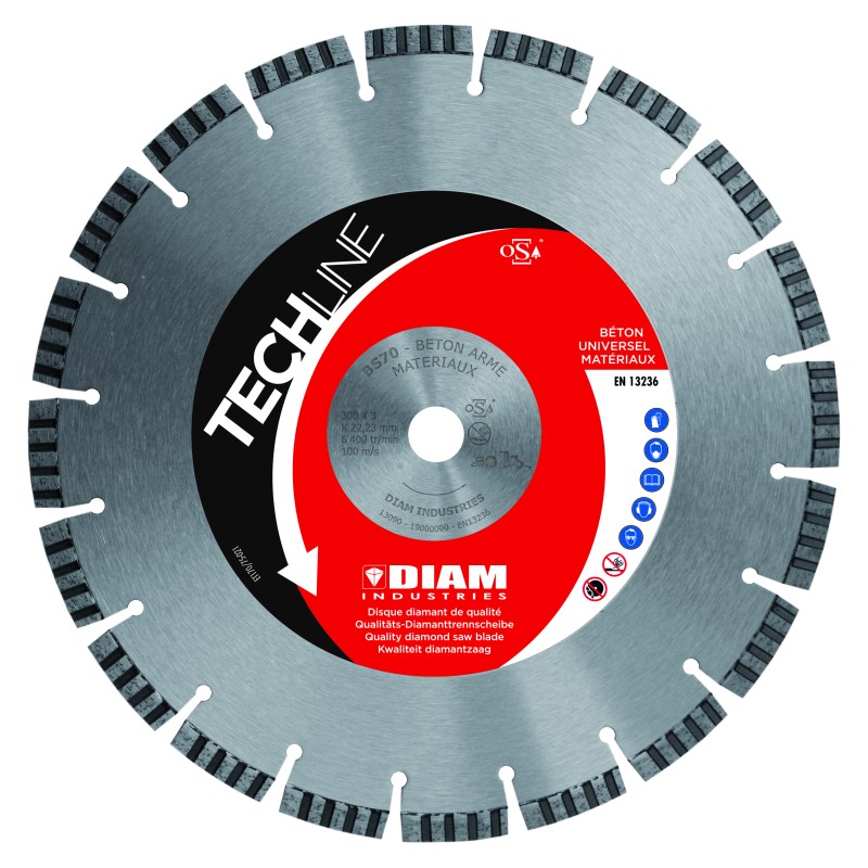 DISQUE A TRONCONNER DIAMANT BETON VIEUX TRES INTENSIF | DIAM INDUSTRIES