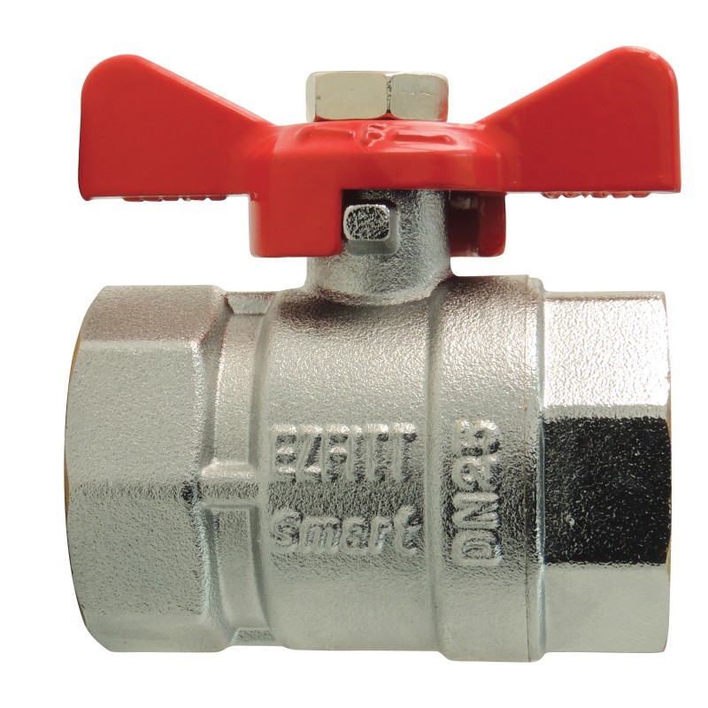 VANNE A SPHERE FEMELLE/FEMELLE PAPILLON ''SMART'' | EZFITTEUROPE