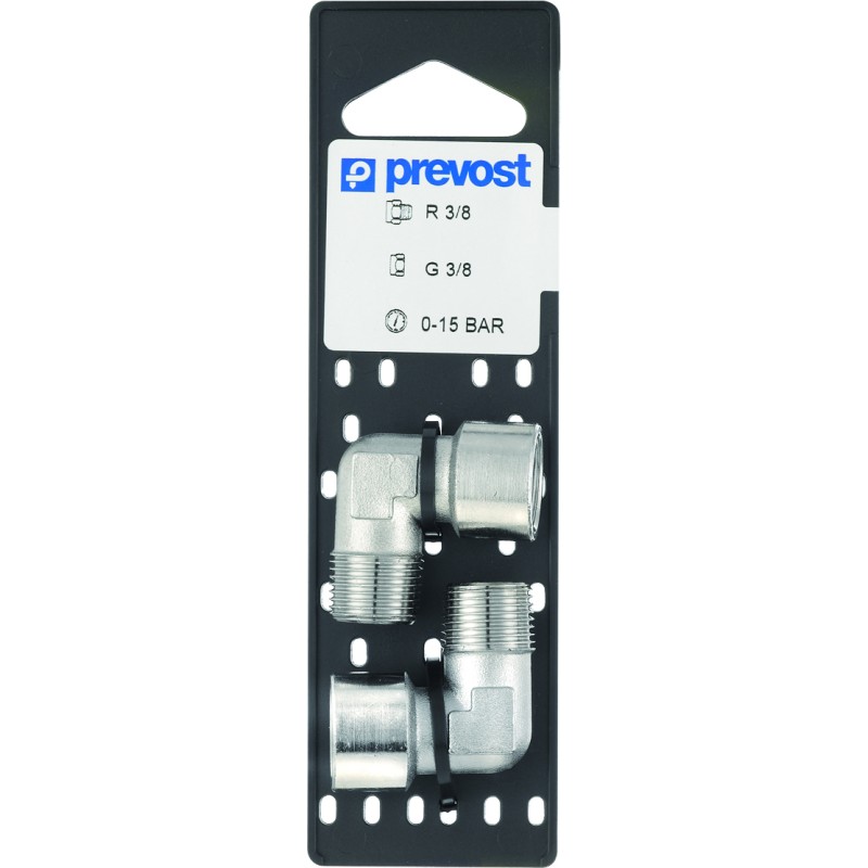 EQUERRE FILETEE MALE CONIQUE / FEMELLE CYLINDRIQUE - A10 | PREVOST AIR COMPRIME