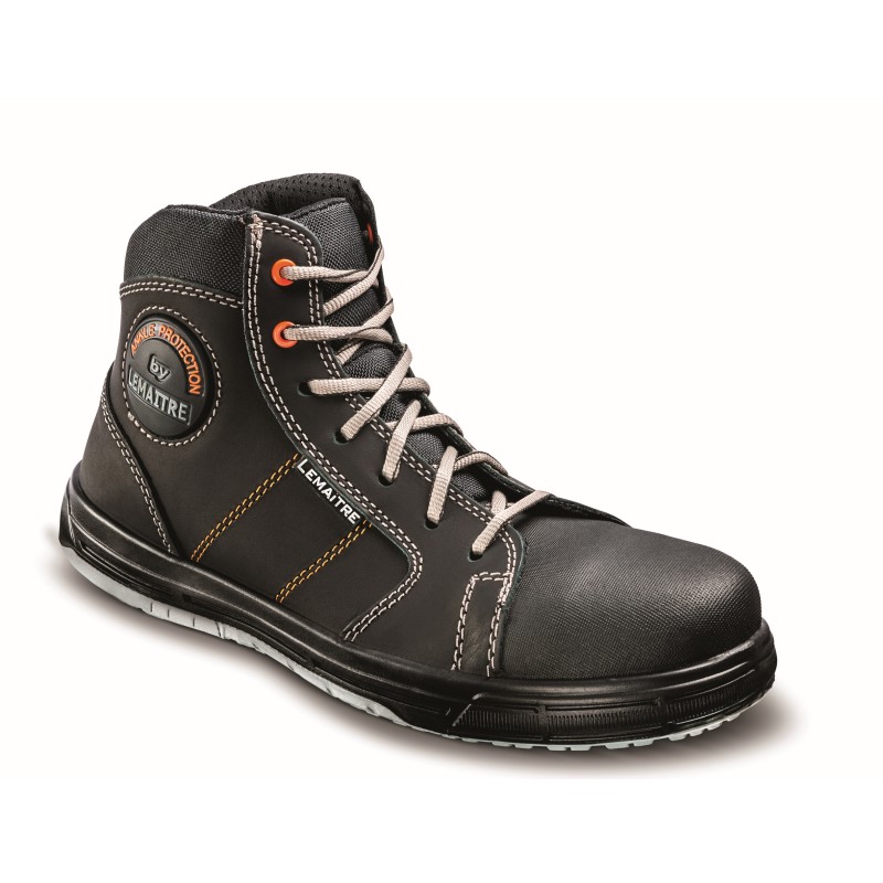 SNEAKER DE SECURITE HAUTE SAXO S3 SRC NOIR | LEMAITRE