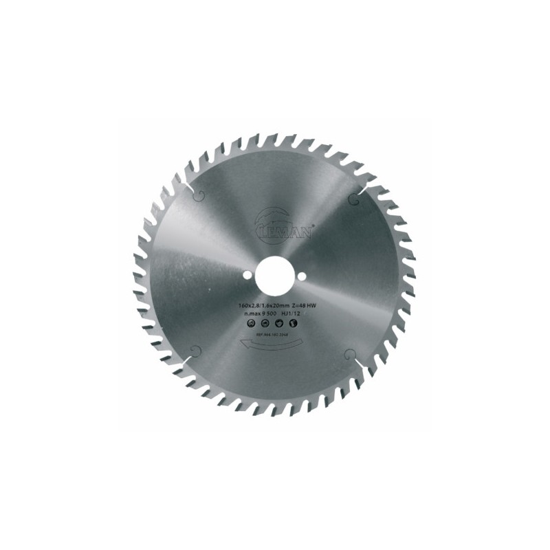 LAME CIRCULAIRE CARBURE BOIS MASSIF LSC.964BAN | LEMAN