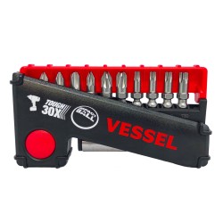 EMBOUTS DE VISSAGE IMPACT BALL + PORTE-EMBOUT 1/4'' (ETUI DE 11) | VESSEL