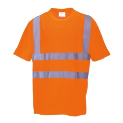T-SHIRT HAUTE VISIBILITE RT23 ORANGE | PORTWEST FRANCE