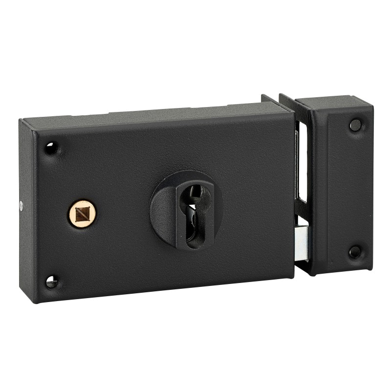 SERRURE EN APPLIQUE POUR GRILLE ET PORTAIL A CYLINDRE EUROPEEN ''PROTECT'' | THIRARD