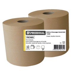 BOBINE OUATE ESSUYAGE INDUSTRIEL LOT DE 2 | 