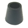 EMBOUT COUVRANT CAOUTCHOUC NOIR DIAM 10MM (SACHET DE 20) | SHEPHERD HARDWARE
