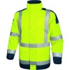 PARKA HAUTE VISIBILITE EASYVIEW JAUNE FLUO/BLEU MARINE | 