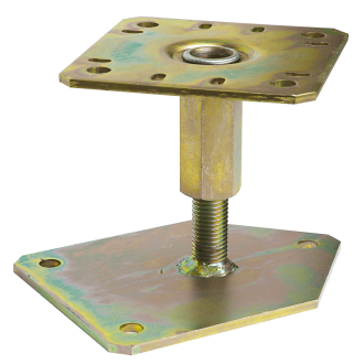 PIED DE POTEAU ANGLE REGLABLE