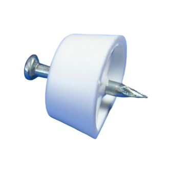 TAQUET CLOU PLASTIQUE BLANC