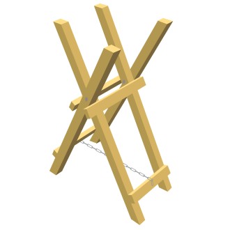 CHEVALET BOIS
