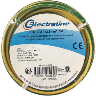BOBINE H07 V-U 1x2,5MM² 5M