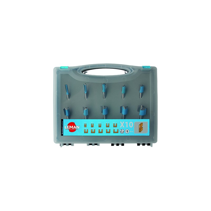 MECHE A RAINER CARBURE Ø8 A 25 QUEUE 8 MM (COFFRET DE 10)
