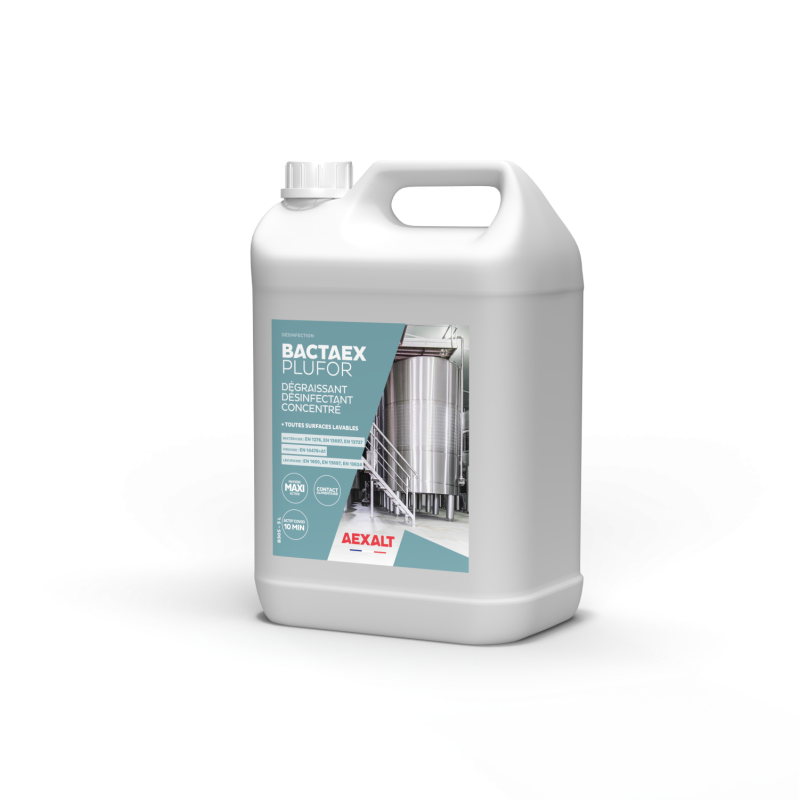 BACTAEX PLUFOR - DEGRAISSANT DESINFECTANT CONCENTRE - 5L