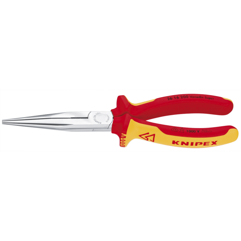 PINCE A BEC DEMI-ROND 200 MM ISOLEE 1000V